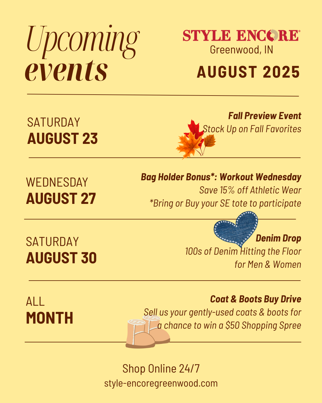 August Events